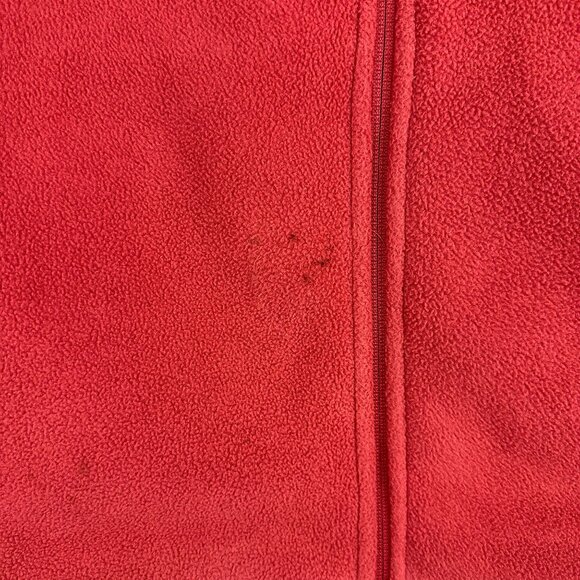 Cabelas Womens Polartec Red Fleece Jacket Size XL Full Zip Polyester Outerwear - Picture 2 of 9